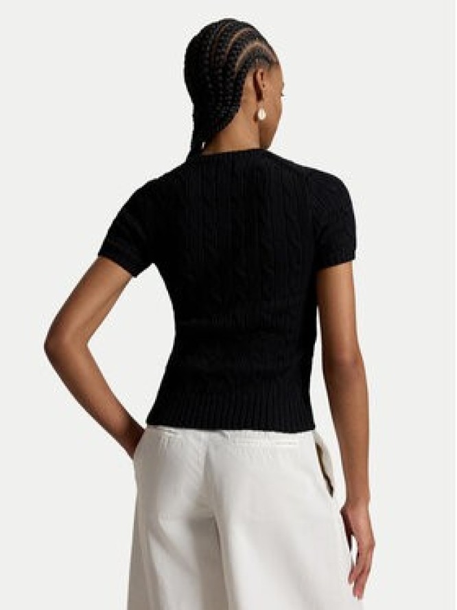 Polo Ralph Lauren Sweter 211971873506 Czarny Slim Fit