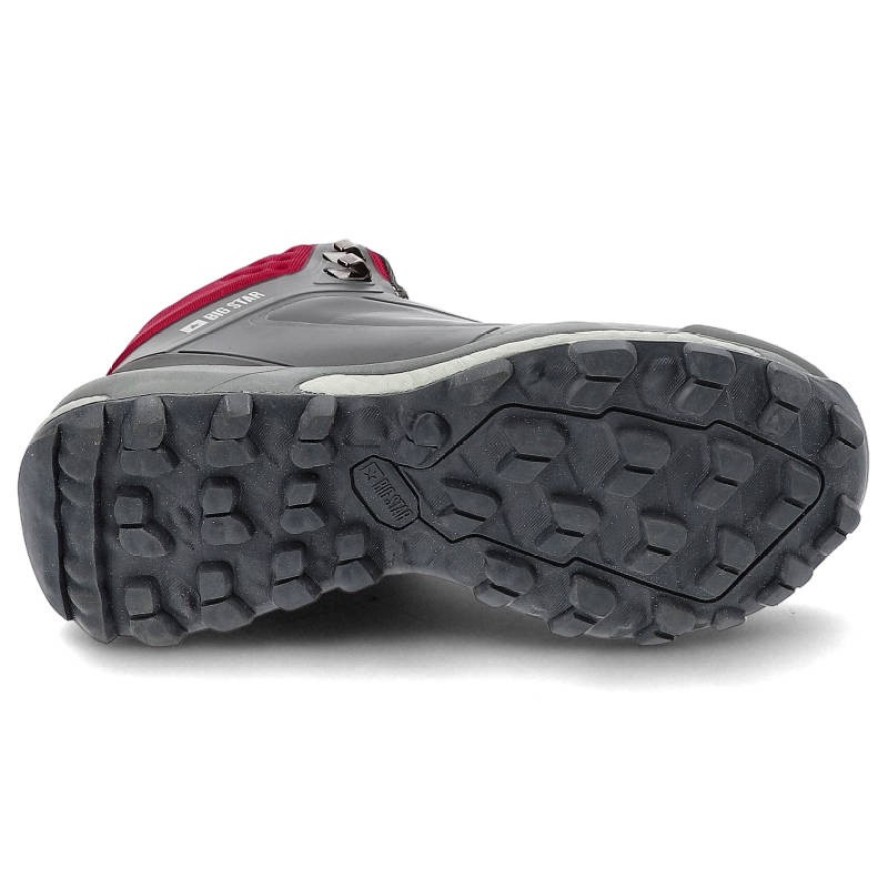 Szare Trapery Big Star Damskie Zimowe Obuwie