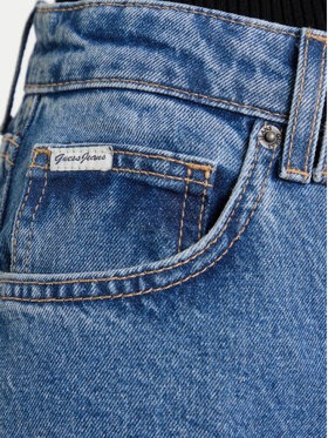 Guess Jeansy W5BA2X D5M47 Niebieski Loose Fit