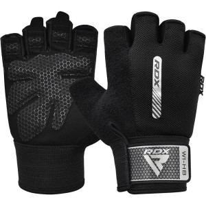 Rękawiczki fitness W1 - Z otwartymi palcami - Czarny – S