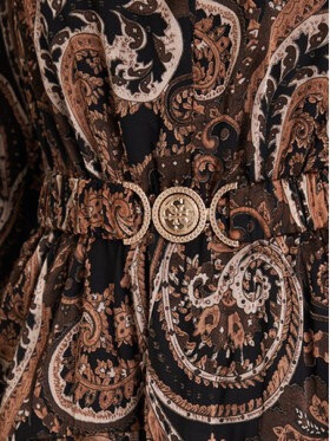 Guess Sukienka codzienna W5BK53 W2770 Brązowy Regular Fit