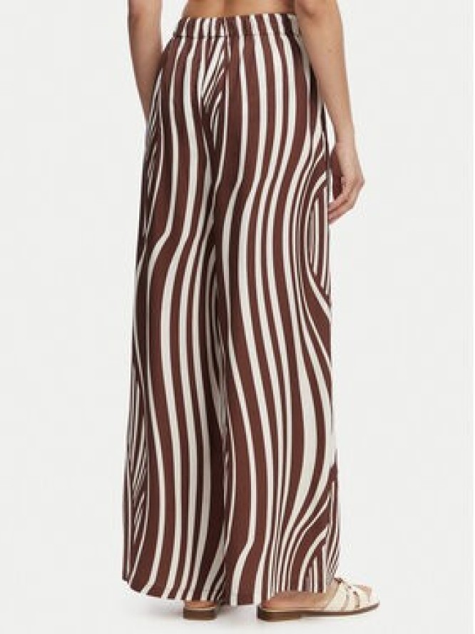 Seafolly Spodnie materiałowe Coastline 55541-PA Brązowy Wide Leg
