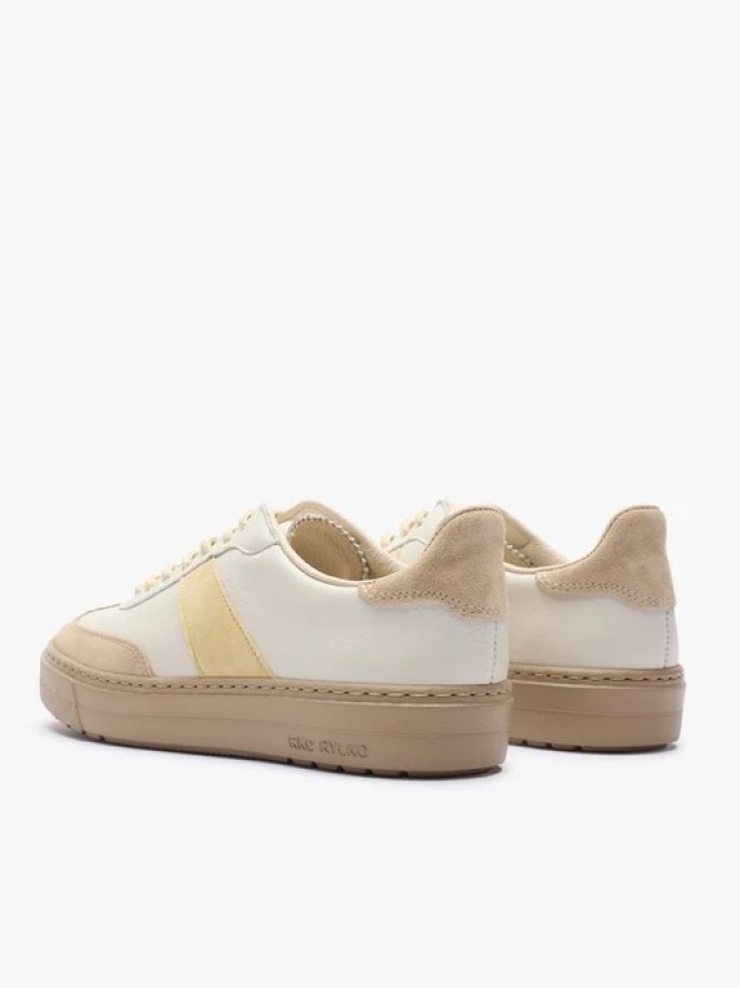 Kremowo-beżowe sneakersy