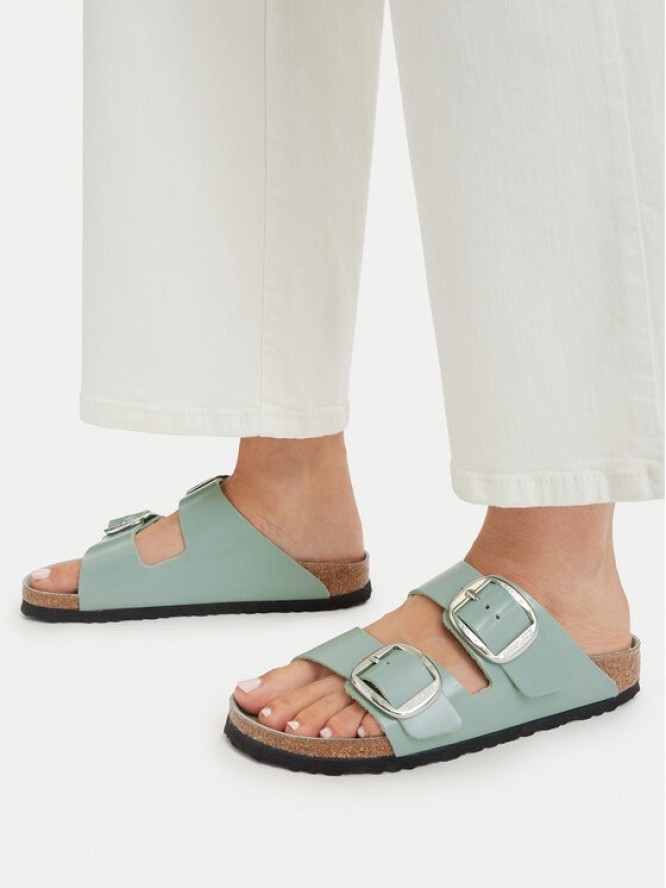 Birkenstock Klapki Arizona Big Buckle Hex 1031882 Zielony