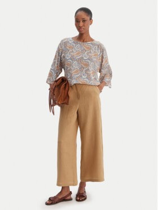 Weekend Max Mara Bluzka 2615111142 Niebieski Relaxed Fit