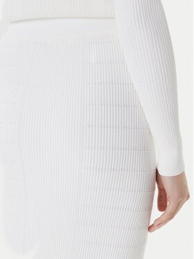 Guess Spódnica ołówkowa W5YD66 Z0130 Biały Slim Fit
