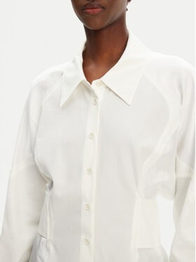 PINKO Koszula Controvento 104594 A2BT Biały Relaxed Fit