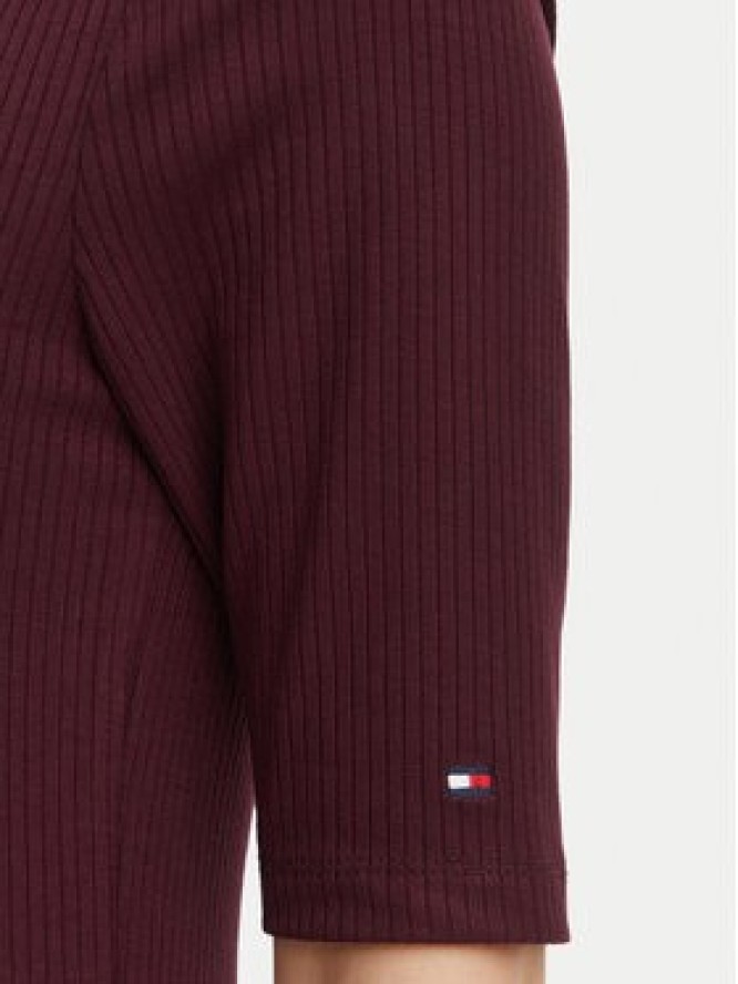 Tommy Hilfiger Sukienka codzienna WW0WW52227 Bordowy Regular Fit