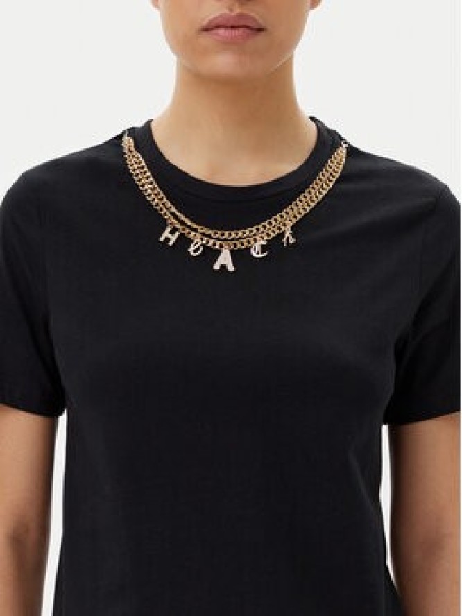 Silvian Heach T-Shirt GPP25098TS Czarny Regular Fit