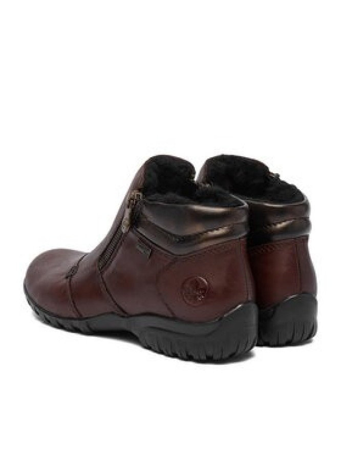 Rieker Botki CEO-L4655-27 Brązowy ciemny