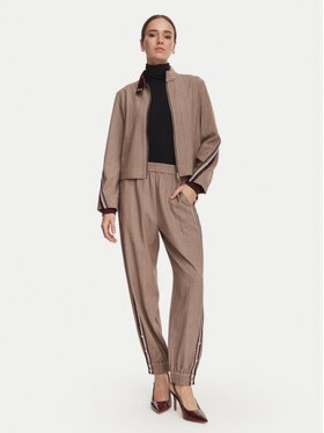 Liu Jo Spodnie materiałowe TF6150 T692A Brązowy Regular Fit