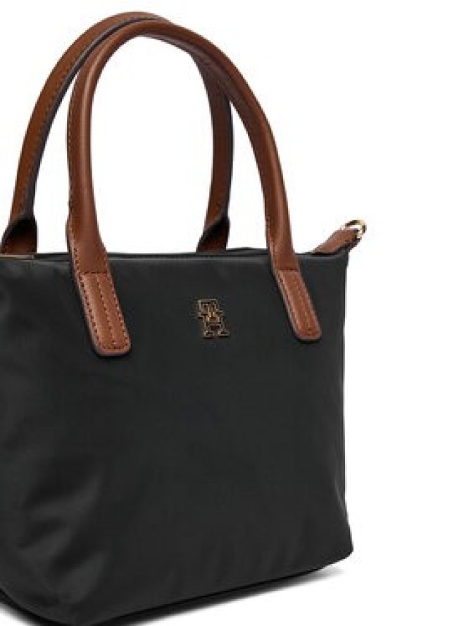 Tommy Hilfiger Torebka Popette Mini Tote AW0AW17709 Czarny