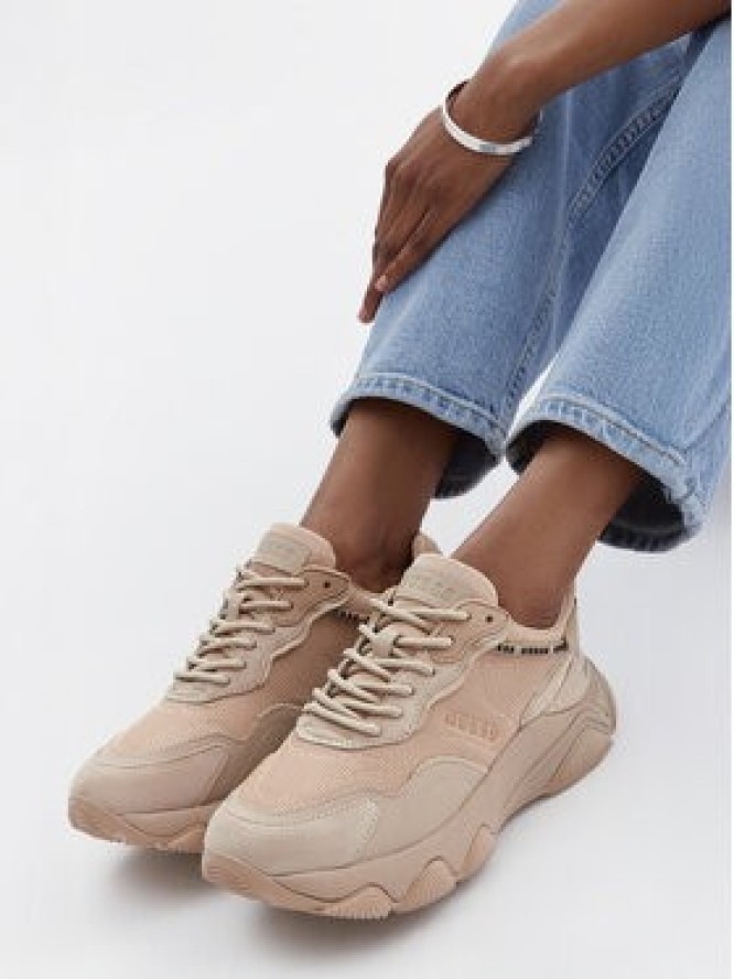 Guess Sneakersy Micola FL7MIC LEA12 Beżowy