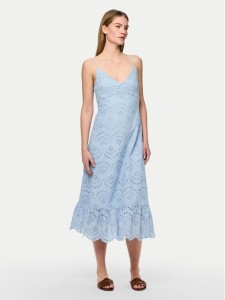 Pieces Sukienka letnia Vilde 17156565 Błękitny Regular Fit