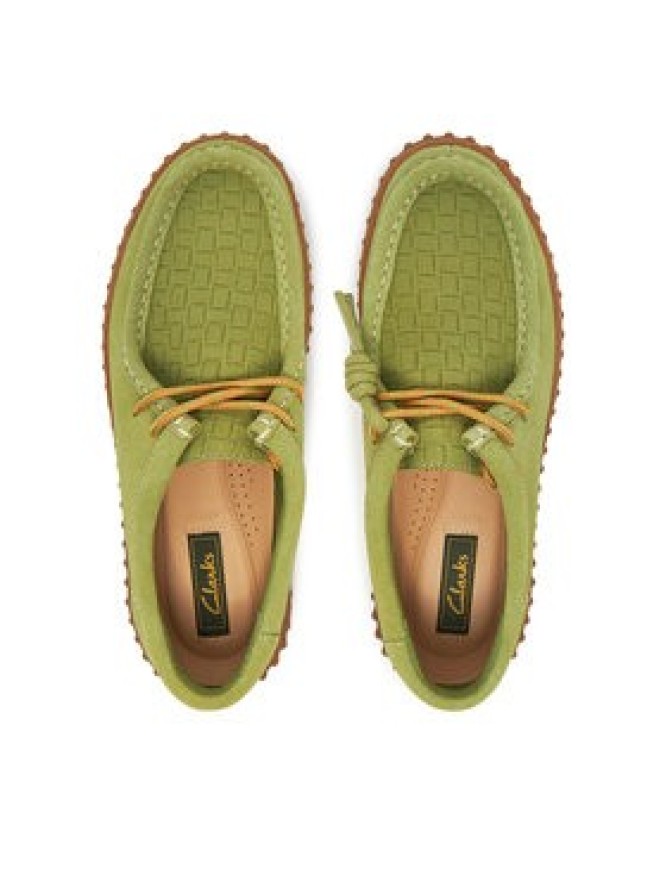 Clarks Półbuty Torhill Bee 26181186 Zielony