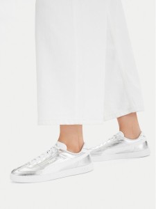 Puma Sneakersy Club II Era Metallic Whisper 404461 02 Srebrny