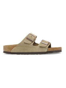 Birkenstock Skórzane klapki "Arizona" w kolorze szarobrązowym rozmiar: 38