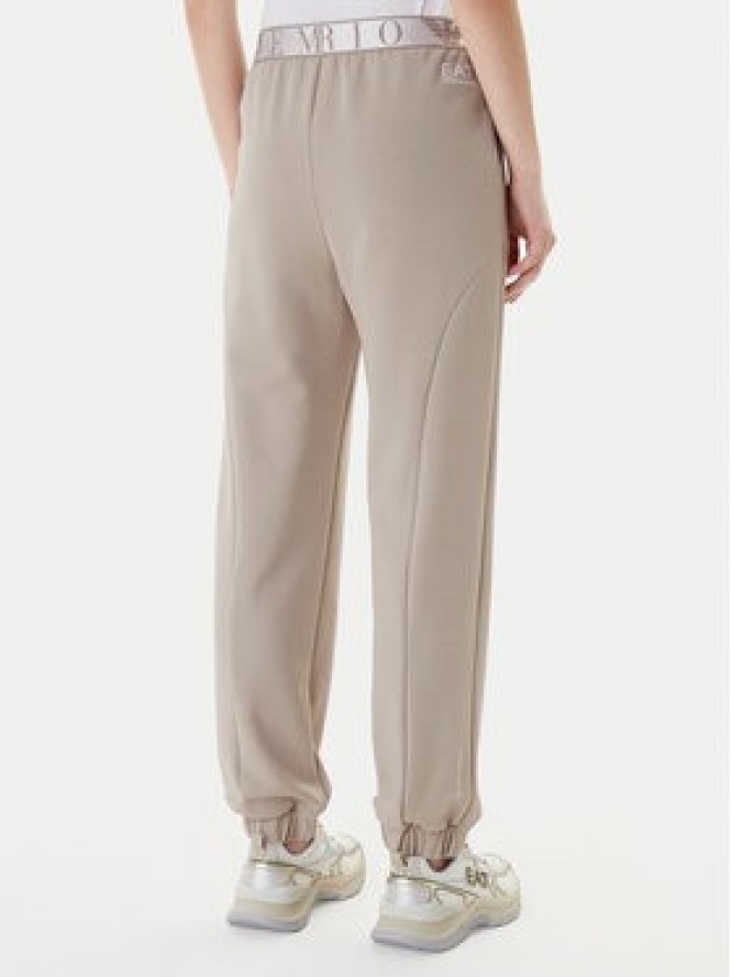 EA7 Emporio Armani Spodnie dresowe 7W001154 AF12501 U6225 Beżowy Regular Fit