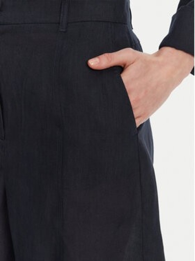 Marella Bermudy Pireo 2513141044 Granatowy Relaxed Fit