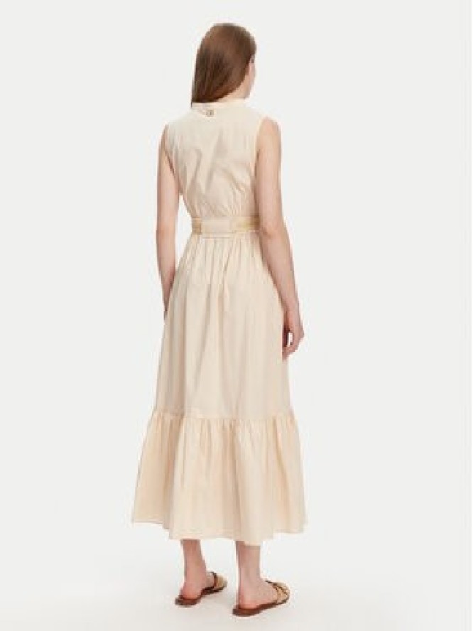 TWINSET Sukienka codzienna 251TT2101 Beżowy Regular Fit