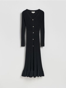 Sukienka z wiskozy - czarny