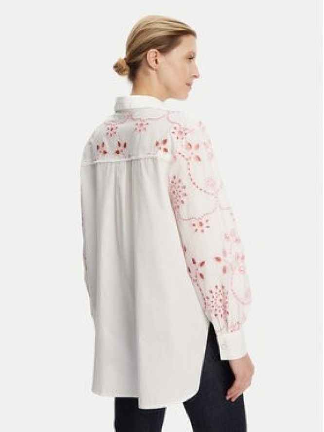 French Connection Koszula 72YBB Biały Relaxed Fit