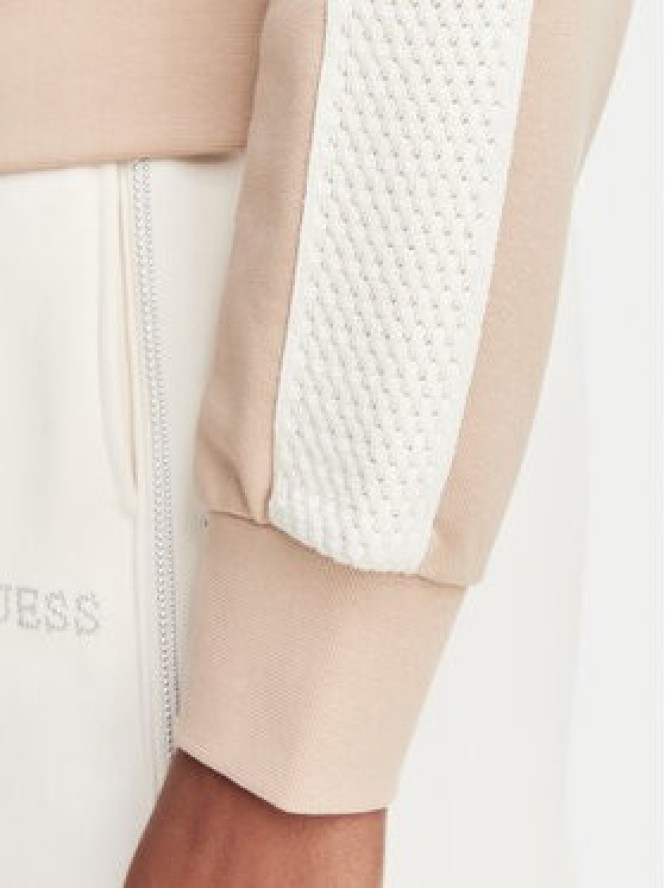 Guess Bluza V6YQ26 K5140 Beżowy Regular Fit