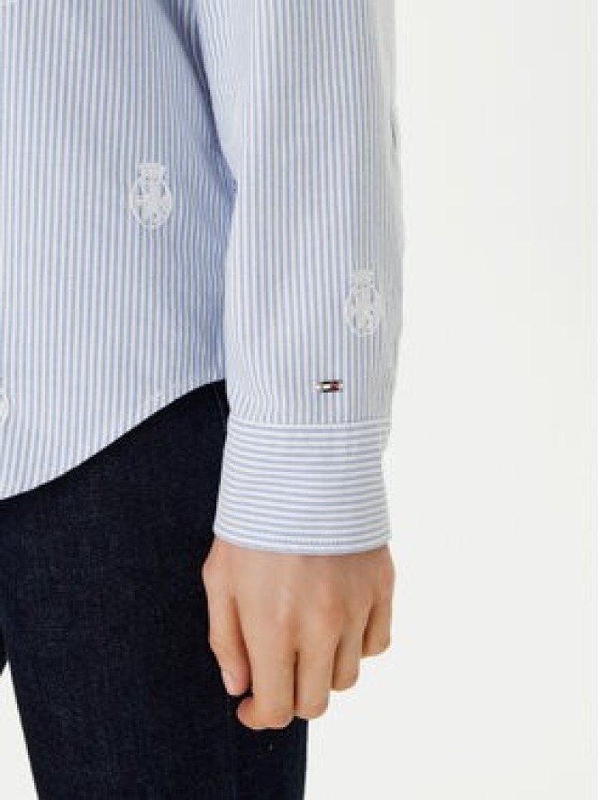 Tommy Hilfiger Koszula WW0WW49386 Błękitny Relaxed Fit