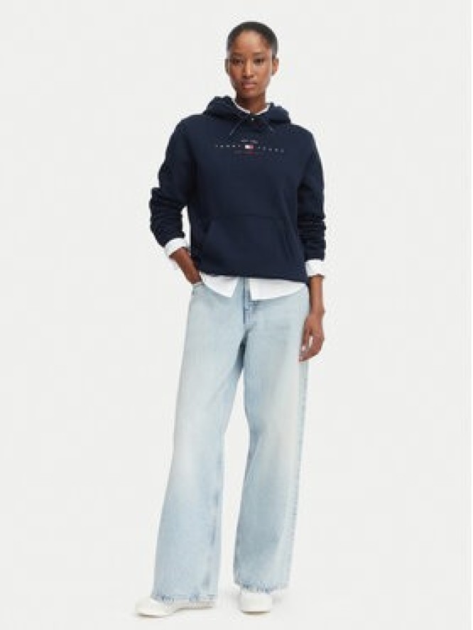 Tommy Jeans Bluza Linear DW0DW23485 Granatowy Regular Fit