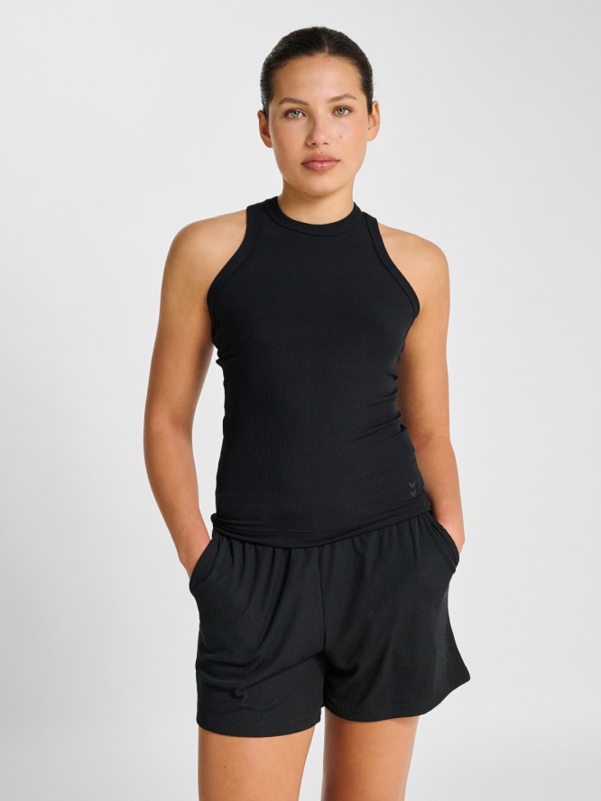 Damski prążkowany tank top Hummel Pulse