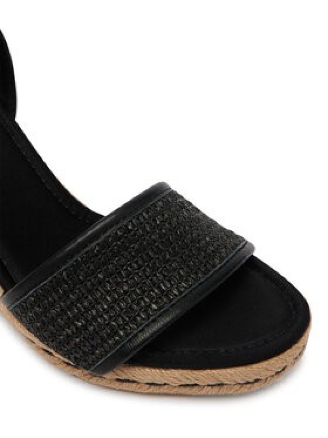 Tommy Hilfiger Espadryle High Wedge Espad FW0FW09471 Czarny