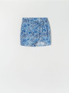 Szorty z wiązaniem - wielobarwny