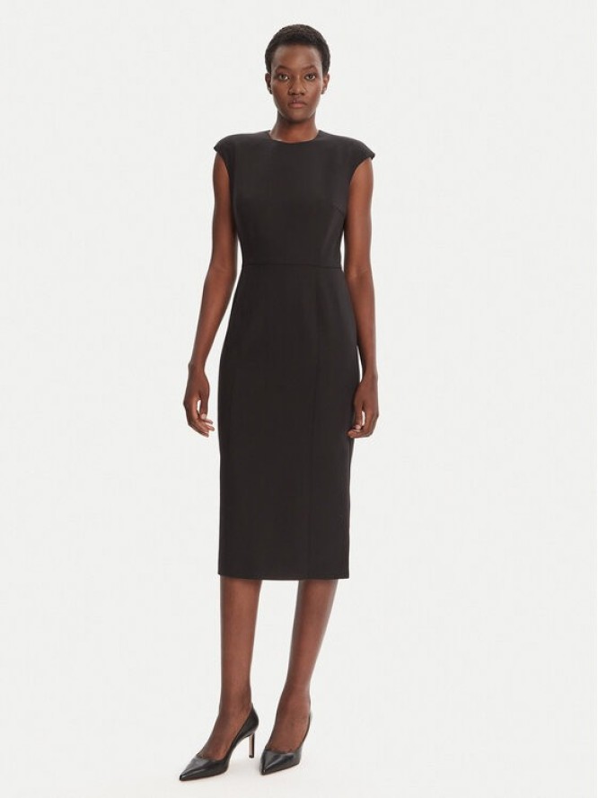 HUGO Sukienka koktajlowa Karami 50542651 Czarny Regular Fit