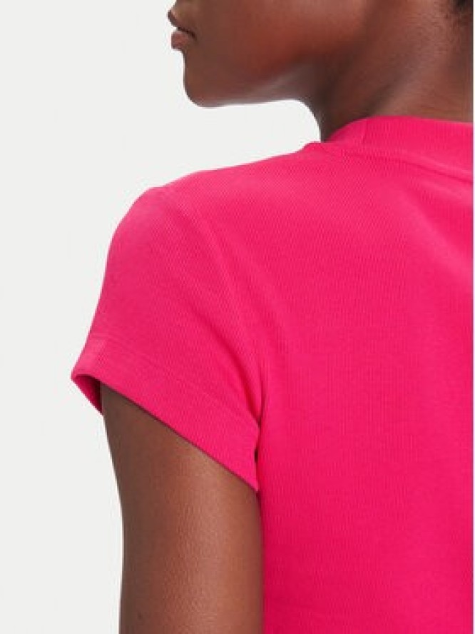 Calvin Klein Jeans T-Shirt LV047AB802 Różowy Regular Fit