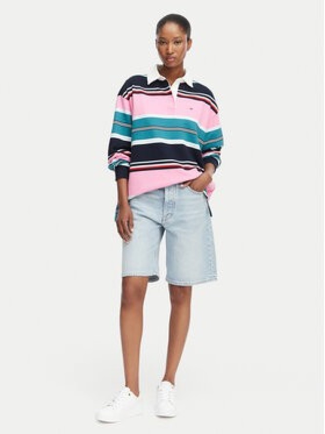 Tommy Jeans Polo DW0DW23483 Kolorowy Regular Fit