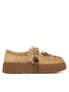 Clarks Półbuty Torhill Bee 26327766 Beżowy