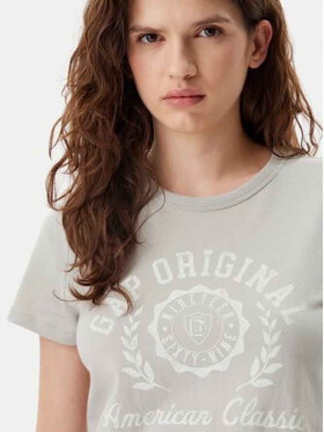 Gap T-Shirt 723653-08 Beżowy Regular Fit