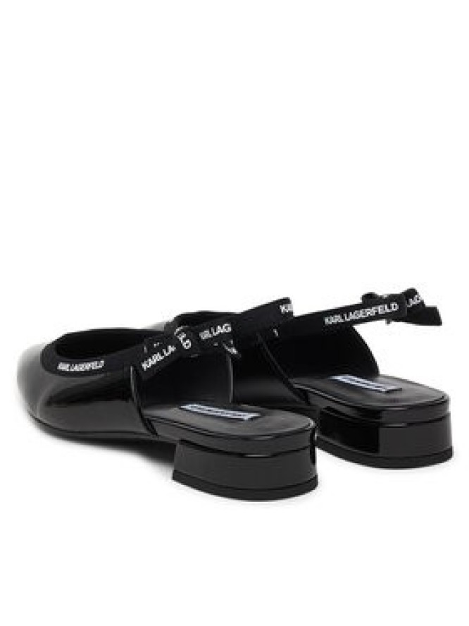 KARL LAGERFELD Baleriny Kerrie KL40159 Czarny