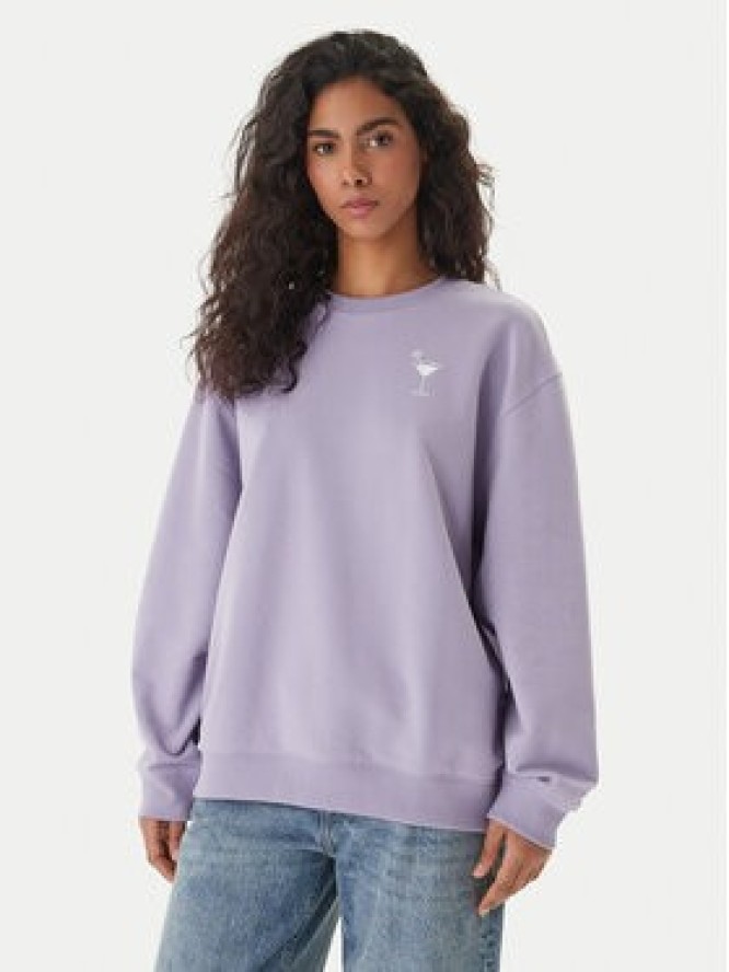 HUGO Bluza Classic 50560782 Fioletowy Relaxed Fit