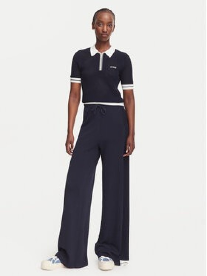 Guess Polo V6GR04 Z0725 Granatowy Regular Fit