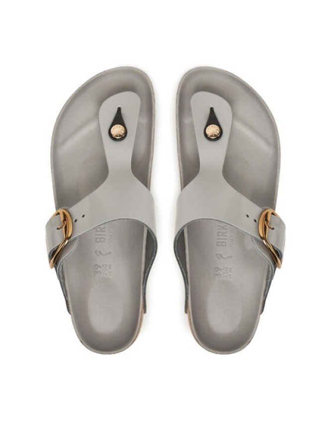 Birkenstock Japonki Gizeh Big Buckle Hex 1029507 Szary