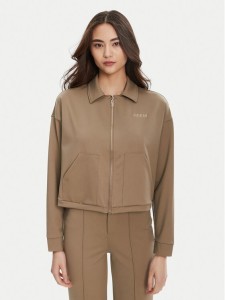 Guess Bluza V5YL08 KCX42 Brązowy Regular Fit