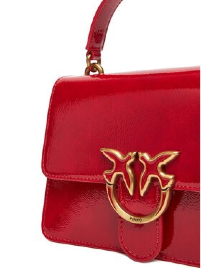 PINKO Torebka Love One Top Handle Mini Light PE 25 PLTT 100071 A1UV Czerwony