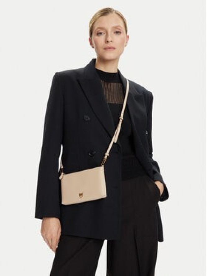 PINKO Torebka Flat Horizontal Mini AI 25-26 104277 A0F1 Beżowy