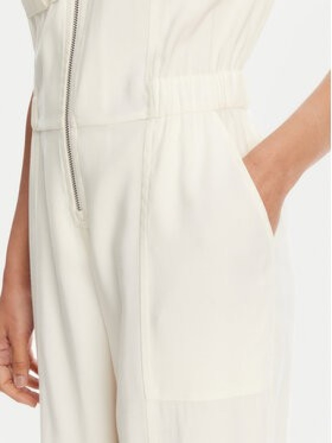 Patrizia Pepe Kombinezon 2T0072 A573 W146 Écru Regular Fit