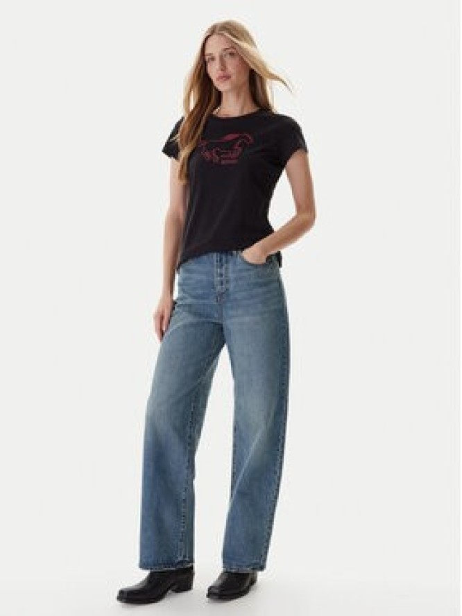 Mustang T-Shirt Loa 1016753 Czarny Slim Fit