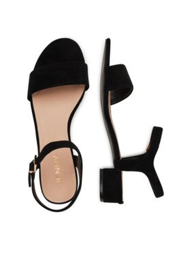 JENNY Sandały WS21167-01 Czarny