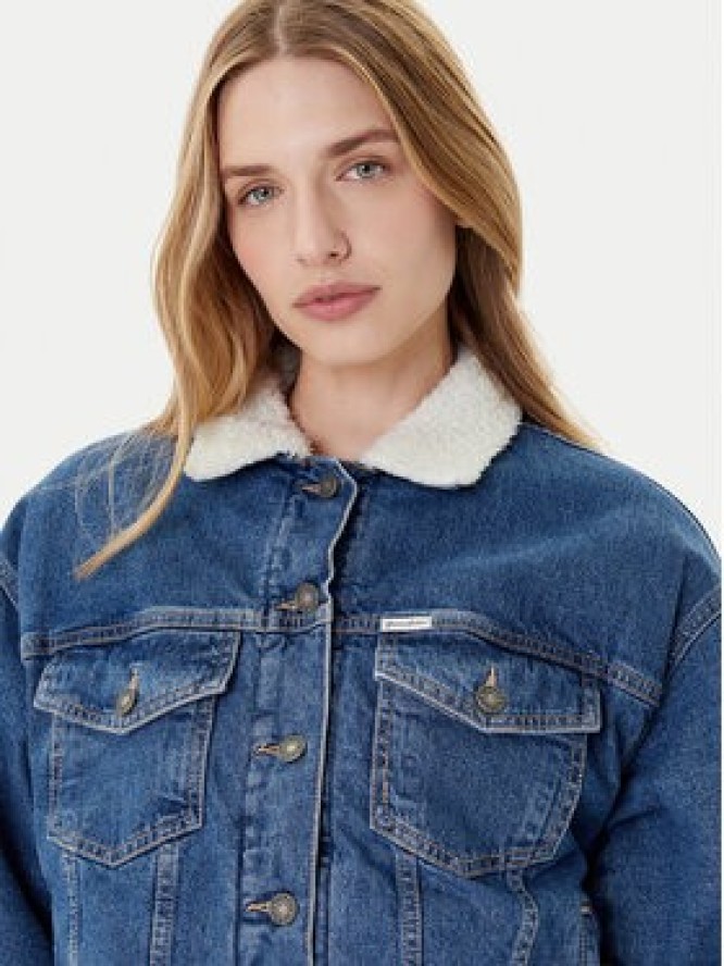 Guess Jeans Kurtka jeansowa W4BN64 D5CC3 Niebieski Regular Fit