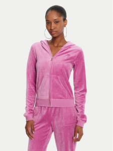 Juicy Couture Bluza Robyn JCSEBJ007G Różowy Slim Fit