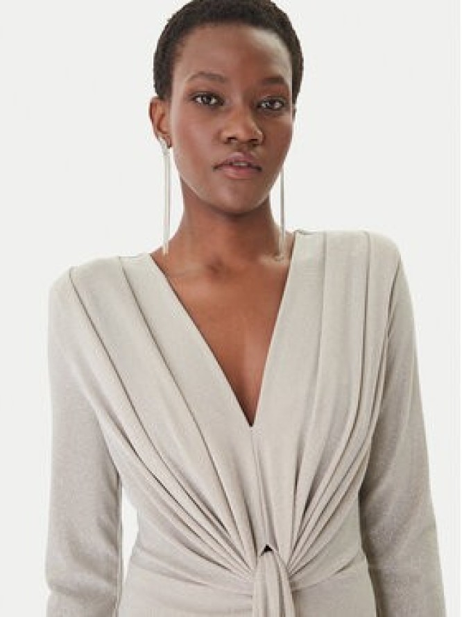 Joseph Ribkoff Sukienka wieczorowa 261743 Beżowy Slim Fit